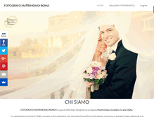 Tablet Screenshot of fotografo-matrimonio-roma.net